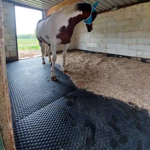 Rubber stable mats